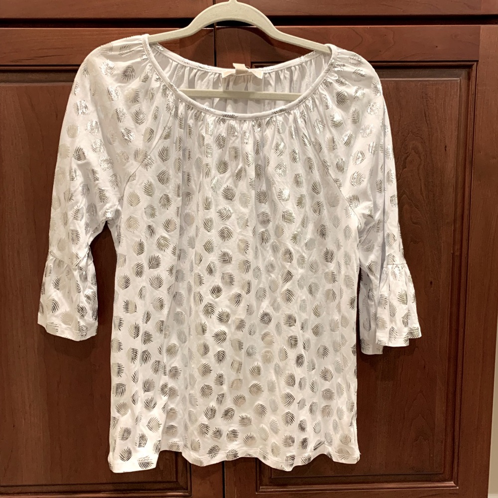 Michael Kors leaf blouse